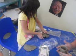 Working with clay